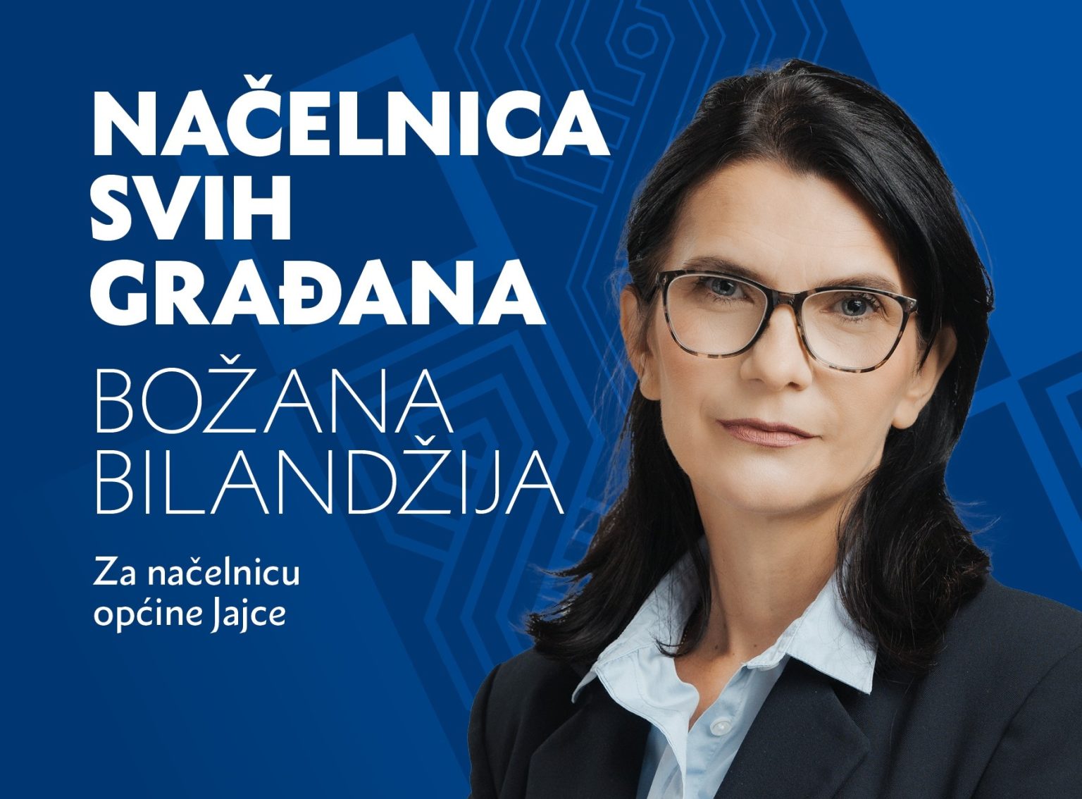 Božana Bilandžija kandidatkinja HDZ BiH za načelnicu općine predstavila se biračima – Klik Jajce